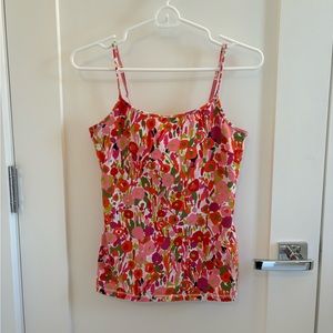 floral cami tank size S